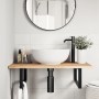 Encimera tocador baño madera maciza acacia sin tratar 60x50x2cm