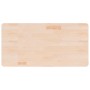 Estante de lavabo de pared de acero y madera maciza de roble
