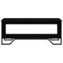 Mesa de centro madera de ingeniería negro 100x51x40 cm