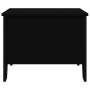 Mesa de centro madera de ingeniería negro 100x51x40 cm