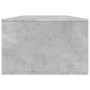 Mesa de centro madera de ingeniería gris hormigón 102x55x35 cm