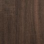 Armario de lavabo madera de ingeniería marrón roble 59x37x59 cm