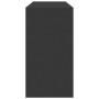 Armario de lavabo madera de ingeniería negro 90x29x55 cm