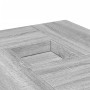 Mesa de centro madera de ingeniería gris Sonoma 80x80x40 cm