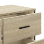 Cajonera de madera de ingeniería roble Sonoma 91x35,5x74,5 cm