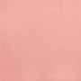 Colchón de muelles ensacados terciopelo rosa 90x220x20 cm