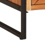 Mesa de centro madera maciza de acacia 90x55x40 cm
