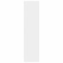 Armario de madera contrachapada blanco 100x50x200 cm