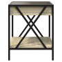 Mesa de centro con Infinity LED roble Sonoma 40x40x49 cm