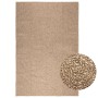 Alfombra ZIZUR apariencia de yute interior y exterior 200x290cm