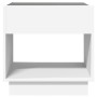 Mesa de centro con Infinity LED blanco 50x50x50 cm