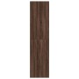 Armario madera de ingeniería color roble marrón 30x50x200 cm
