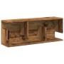 Mueble de pared madera ingeniería madera envejecida 80x20x30 cm