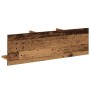 Mueble de pared madera de ingeniería envejecida 100x16,5x30 cm
