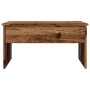 Mesa de centro madera de ingeniería envejecida 80x50,5x41,5 cm