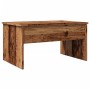 Mesa de centro madera de ingeniería envejecida 80x50,5x41,5 cm