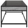 Mesa de centro con Infinity LED gris Sonoma 70x50x41 cm