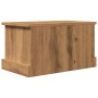 Caja de almacenaje madera ingeniería roble artisan 30x50x28 cm