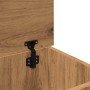 Caja de almacenaje madera ingeniería roble artisan 30x50x28 cm