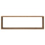 Estantes cubo de pared 4 uds madera roble artisan 100x15x30 cm