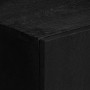 Aparador de madera de ingeniería negro 90x33x75 cm