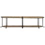 Mueble de TV madera maciza reciclada 160x42x40 cm