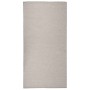 Alfombra de exterior de tejido plano gris taupe 100x200 cm
