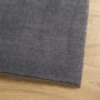 Alfombra de pelo corto suave lavable HUARTE antracita 120x120cm