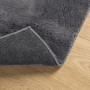 Alfombra de pelo corto suave lavable HUARTE antracita 120x120cm