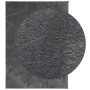 Alfombra de pelo corto suave lavable HUARTE antracita 240x340cm