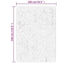 Alfombra de pelo corto suave lavable HUARTE antracita 240x340cm