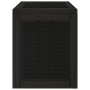 Caja de almacenaje de jardín polipropileno negra 55,5x43x53 cm