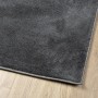 Alfombra de pelo corto OVIEDO gris antracita 200x200 cm