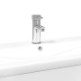 Mueble de baño con lavabo integrado blanco
