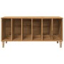 Mueble discos madera de ingeniería roble artisan 100x38x48 cm
