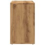 Mesas apilables 3 pzas madera contrachapada color roble artisan