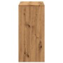 Mesa consola madera ingeniería roble artesanal 100x35x76,5 cm