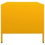 Mesa de centro acero laminado en frío amarillo 101,5x50x43,5 cm
