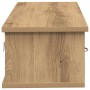 Armario de pared madera ingeniería roble artisan 88x26x18,5 cm