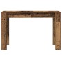 Mesa de comedor de madera contrachapada madera vieja