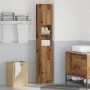 Armario de baño madera contrachapada madera vieja 32x25,5x190cm