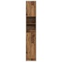 Armario de baño madera contrachapada madera vieja 32x25,5x190cm