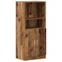 Mueble de cocina 3 piezas madera contrachapada madera vieja