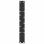 Patas de mesa de centro forma A 2uds acero negro 70x(42-43) cm