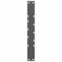 Patas de mesa centro forma A 2uds acero antracita 70x(42-43) cm