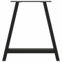 Patas de mesa de centro forma A 2uds acero negro 80x(72-73) cm