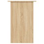 Escritorio madera contrachapada color roble Sonoma 90x50x74 cm