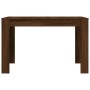 Mesa de comedor madera de ingeniería marrón roble 120x60x76 cm