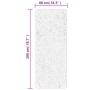 Alfombra de pelo corto suave lavable HUARTE antracita 80x200 cm