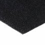 Felpudo de fibra de coco negro 50x80 cm
